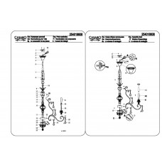 254018608 Версаче 8*60W E14 220 V люстра