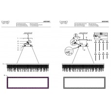 642010401 Аделард 50W LED 220 V люстра