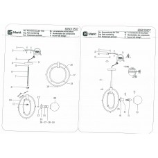 605013507 Гамбург  7*5W E14 220 V люстра