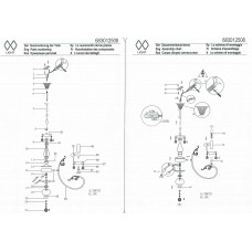 683012508 Свеча 8*60W E14 220 V люстра 683012508 Свеча 8*60W E14 220 V люстра