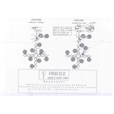 306012808 Оливия 8*40W E14 220 V люстра