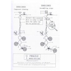 306013003 Оливия 3*40W E14 220 V люстра