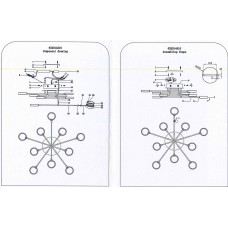 632014510 Гэлэкси 10*5W LED 220 V люстра (пульт)
