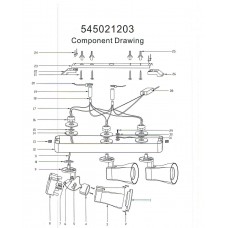 545021203 Астор 3*5W LED GU10 220 V спот 545021203 Астор 3*5W LED GU10 220 V спот