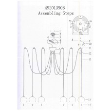 492013906 Котбус 6*40W G9 220 V люстра