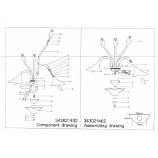 343021402 Летиция 2*2W G4 220 V бра