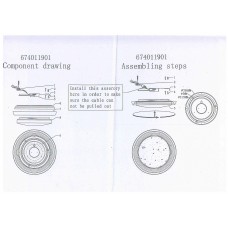674011901 Ривз 50W LED 220 V люстра ( пульт)