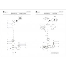 323015805 Аида 5*60W E14 220 V люстра