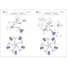 638012405 Олимпия 5*60W E14 220 V люстра