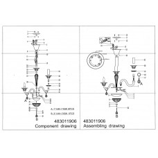483011906 Элла 6*40W E14 220 V люстра