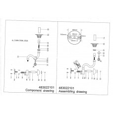 483022101 Элла 1*40W E14 220 V бра 483022101 Элла 1*40W E14 220 V бра