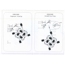 638012608 Олимпия 8*60W E14 220 V люстра