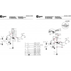 464017206 Бриз 6*60W E14 220 V люстра