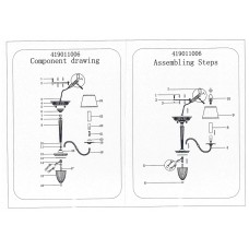 419011006 Августина 6*40W E14 220 V люстра