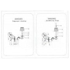 450024001 Бра MW-Light Ариадна