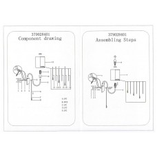 379028401 Бра MW-Light Федерика