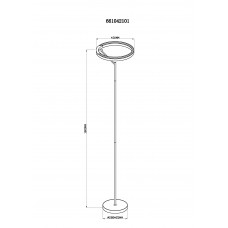 661042101 Торшер De Markt Платлинг 661042101 Торшер De Markt Платлинг