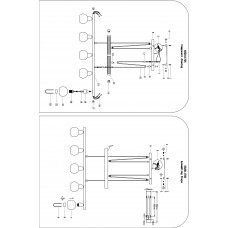 632011705 Гэлэкси 5*4W LED 220 V люстра
