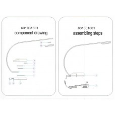 631031601 Ракурс 1*8.5W LED 220 V наст.лампа 631031601 Ракурс 1*8.5W LED 220 V наст.лампа