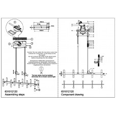 631012120 Ракурс 20*3W LED 220 V люстра