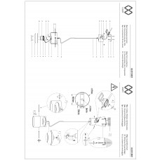 632013801 Гэлэкси 1*5W LED 220 V люстра