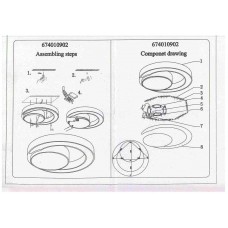 674010902 Ривз 6*8W LED 220 V люстра
