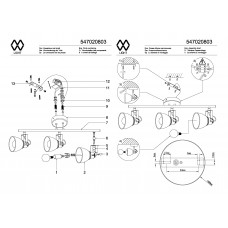 547020803 Ринген 3*40W E14 220 V IP20 спот 547020803 Ринген 3*40W E14 220 V IP20 спот