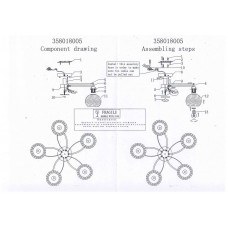 358018005 Грация 5*60W E27 220V люстра