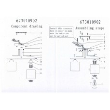 673010902 Тетро 2*60W E27 220V люстра 673010902 Тетро 2*60W E27 220V люстра