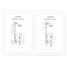 315012605 Блеск 5*60W E27 220 V люстра
