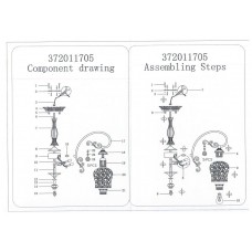 372011705 Моника 5*60W E27 220 V люстра 372011705 Моника 5*60W E27 220 V люстра