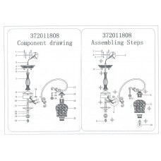 372011808 Моника 8*60W E27 220 V люстра 372011808 Моника 8*60W E27 220 V люстра