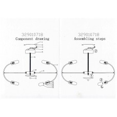 329010718 Вега 18*3W LED 220 V люстра