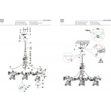 421014203 Букет 3*40W E27 220 V люстра 421014203 Букет 3*40W E27 220 V люстра