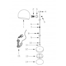 300042401 Техно 1*60W E27 220 V торшер 300042401 Техно 1*60W E27 220 V торшер