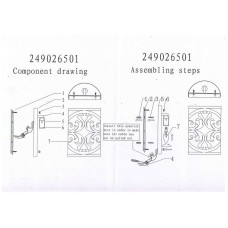 249026501 Замок 1*60W E14 220V бра 249026501 Замок 1*60W E14 220V бра