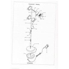 675040404 Ральф 4*4,6W LED 220 V IP20 торшер 675040404 Ральф 4*4,6W LED 220 V IP20 торшер