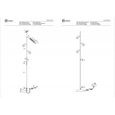 704040603 Этингер 3*4W LED 220 V торшер 704040603 Этингер 3*4W LED 220 V торшер