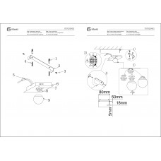707020402 Каспер 2*5W LED 220 V бра 707020402 Каспер 2*5W LED 220 V бра