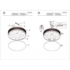 709010101 Смальта 21W LED 220 V люстра 709010101 Смальта 21W LED 220 V люстра