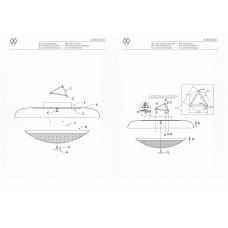 674016501 Ривз 30W LED 220 V люстра