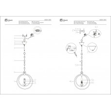 683012001 Свеча 1*60W E14 220 V люстра 683012001 Свеча 1*60W E14 220 V люстра