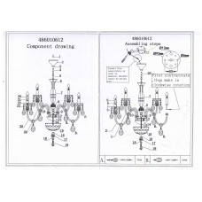486010612 Люстра CHIARO Лель 486010612 Люстра CHIARO Лель