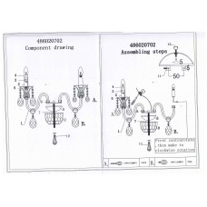 486020702 Бра CHIARO Лель 486020702 Бра CHIARO Лель