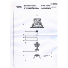 254031601 Версаче 1*60W Е27 220 V наст. лампа 254031601 Версаче 1*60W Е27 220 V наст. лампа