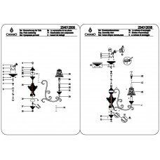 254012008 Люстра CHIARO Версаче