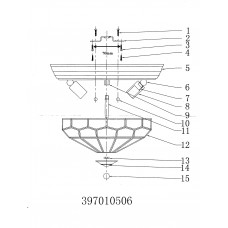 397010506 Светильник CHIARO Маркиз 397010506 Светильник CHIARO Маркиз
