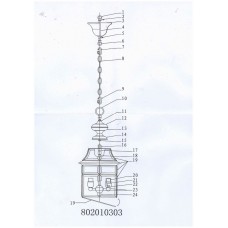 802010303 Люстра CHIARO Мидос