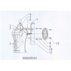 800020101 Уличный светильник CHIARO Шато 800020101 Уличный светильник CHIARO Шато