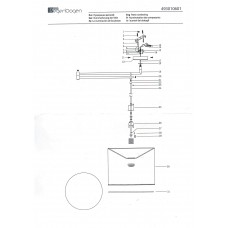 493010601 Виттинген 1*60W E27 220 V люстра